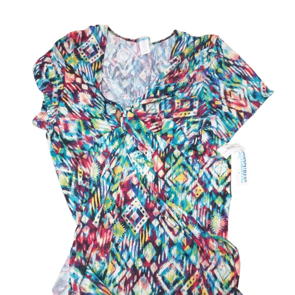 Swimsuits For All Raspberry Ring Front Tunic One … - image 1